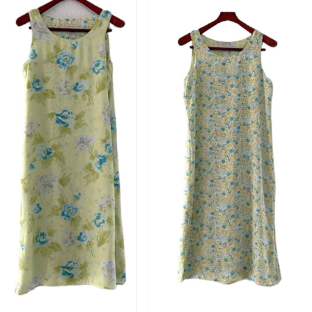 Vintage Y2K Reversible Floral Cottagecore Dress